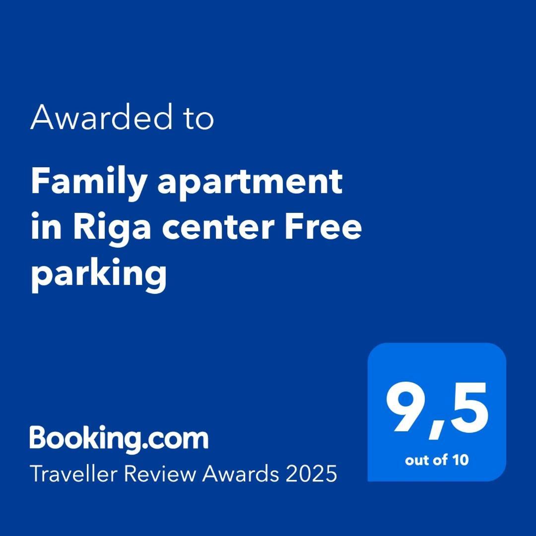 Family Apartment In Riga Center And Free Parking Eksteriør billede